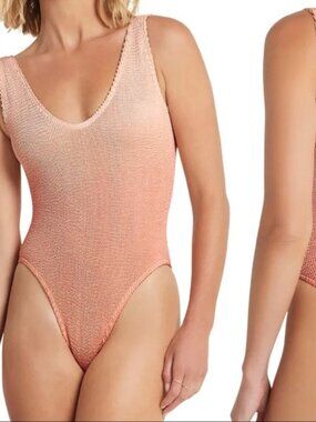 NWT BOUND by BOND-EYE Mara One Piece Swimsuit Rose Gold OS